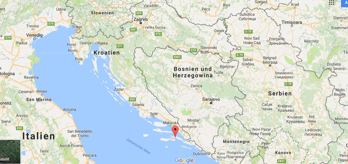 Orebic Kroatien Karte Contact